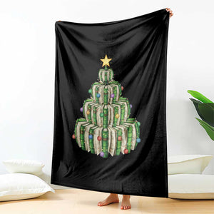 Book Christmas Tree Book Lover Teacher Librarian Throw Blanket TS11 Print Your Wear