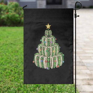 Book Christmas Tree Book Lover Teacher Librarian Garden Flag TS11 Print Your Wear