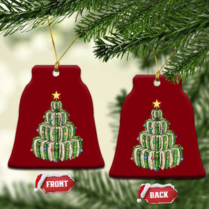 Book Christmas Tree Book Lover Teacher Librarian Ceramic Ornament TS11 Print Your Wear