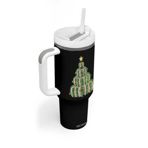 Book Christmas Tree Book Lover Teacher Librarian Tumbler With Handle TS11 Print Your Wear