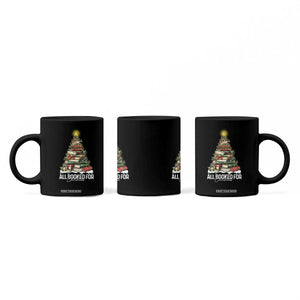 All Booked For Christmas Coffee Mug Xmas Tree Lights Book Lover TS11 Print Your Wear