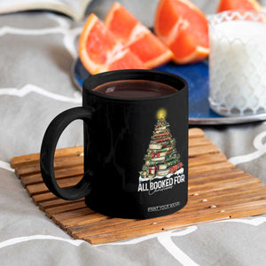 All Booked For Christmas Coffee Mug Xmas Tree Lights Book Lover TS11 Print Your Wear