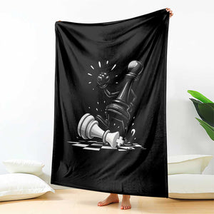 No Kings Throw Blanket America Protest Chess Rejecting Kings TS11 Print Your Wear