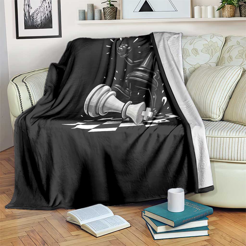 No Kings Throw Blanket America Protest Chess Rejecting Kings TS11 Print Your Wear