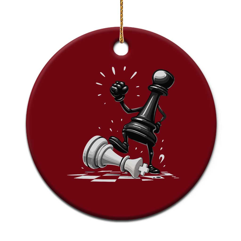No Kings Ceramic Ornament America Protest Chess Rejecting Kings TS11 1pc Red Print Your Wear