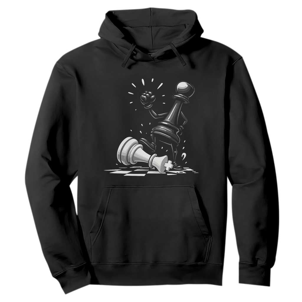 No Kings Hoodie America Protest Chess Rejecting Kings TS11 Black Print Your Wear