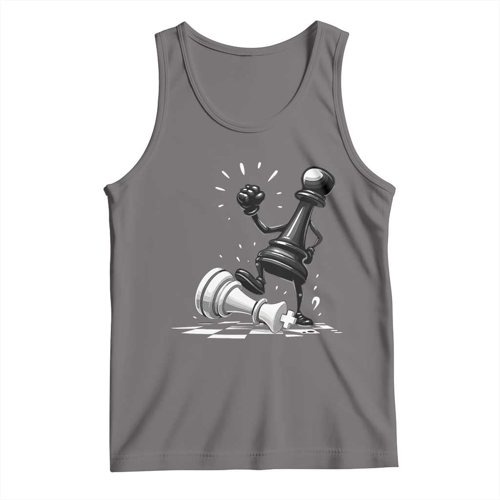 No Kings Tank Top America Protest Chess Rejecting Kings TS11 Deep Heather Print Your Wear