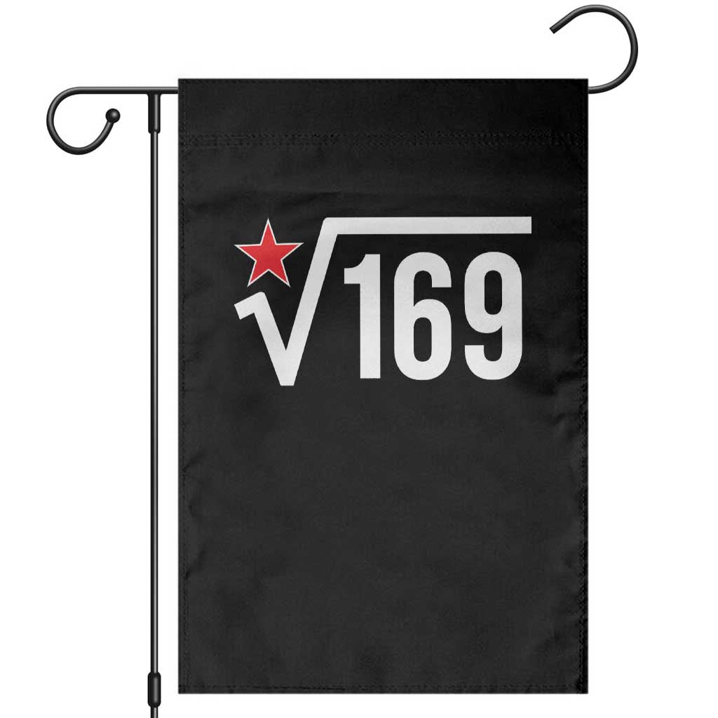 Funny Lula 13 PT Brazil 2026 Garden Flag Square Root of 169