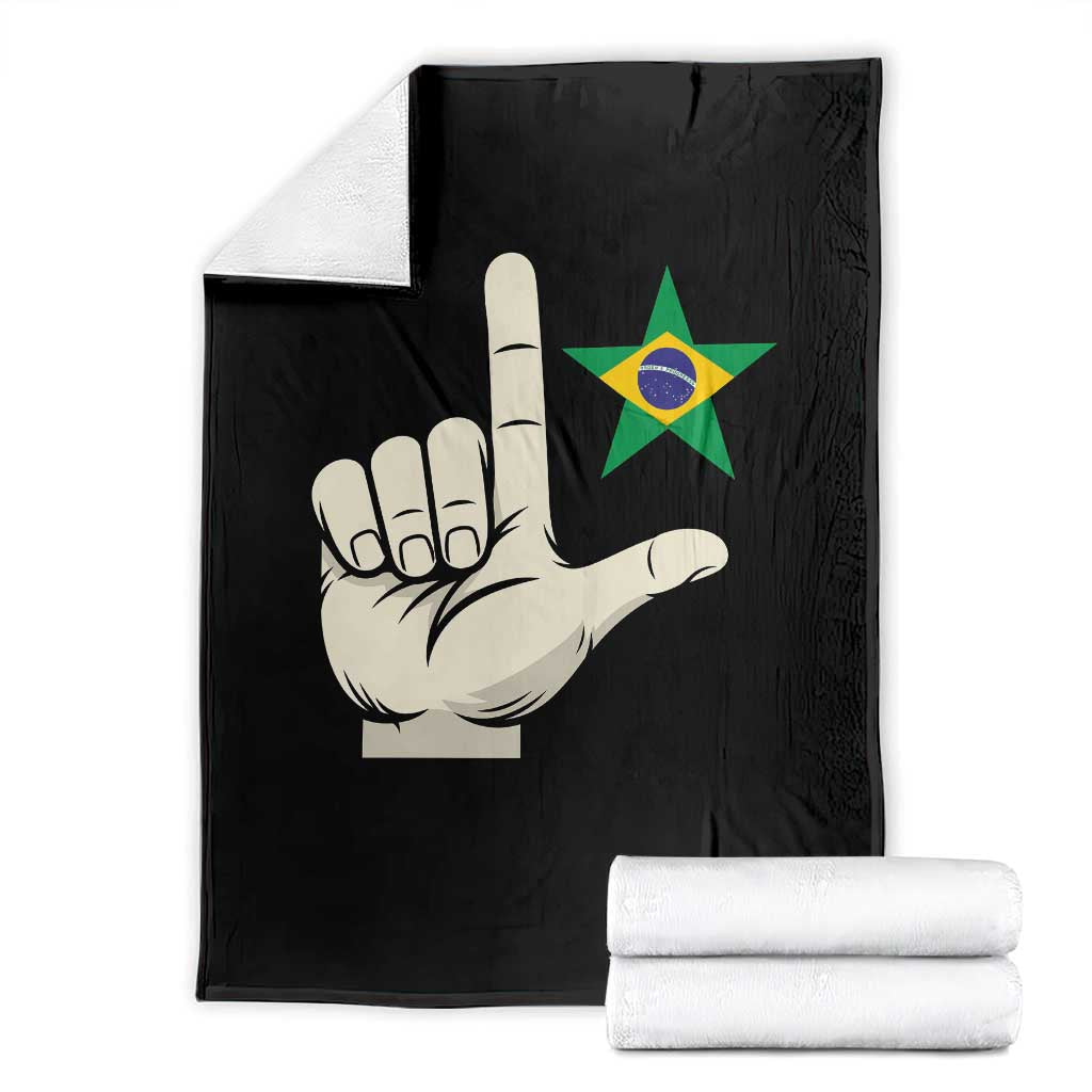 PT 13 Lula Support Brazil 2026 Mao Faz O L Throw Blanket