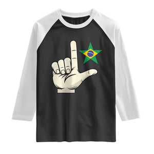PT 13 Lula Support Brazil 2026 Mao Faz O L Raglan Shirt