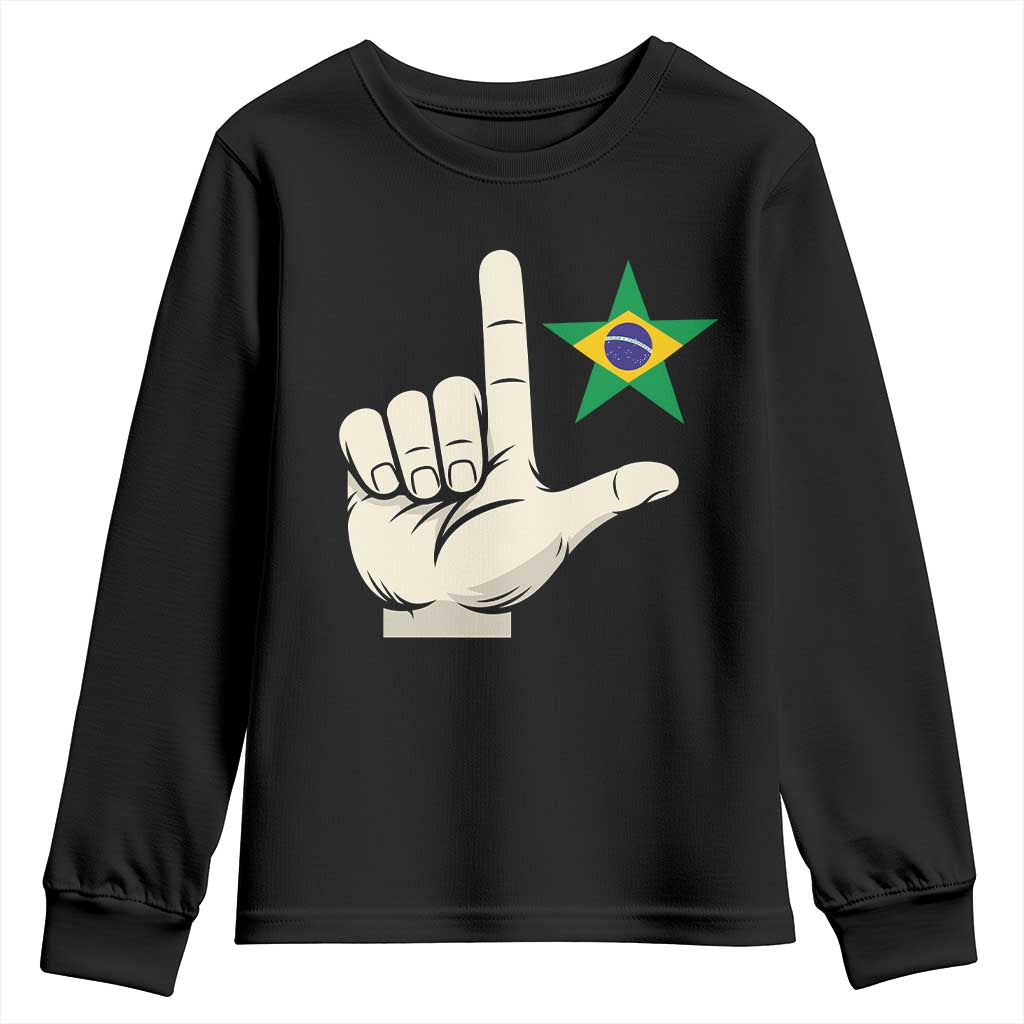 PT 13 Lula Support Brazil 2026 Mao Faz O L Youth Sweatshirt