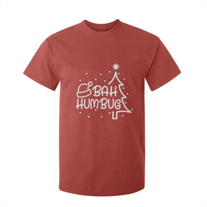 Funny Bah Humbug Christmas T Shirt For Kid Santa Hat Xmas Tree TS11 Red Print Your Wear