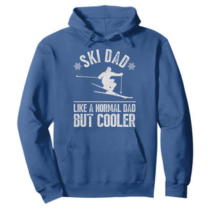 Funny Skiing Father's Day Hoodie Ski Dad Like A Normal Dad But Cooler TS11 Royal Blue Print Your Wear