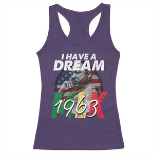 I Have A Dream Martin Luther King MLK 1963 Racerback Tank Top Black History Month TS11 Purple Print Your Wear