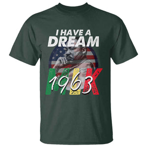I Have A Dream Martin Luther King MLK 1963 T Shirt Black History Month TS11 Dark Forest Green Print Your Wear