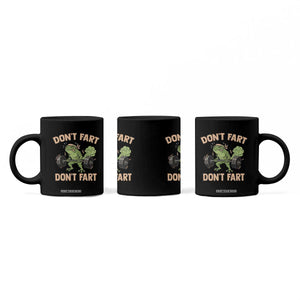 Gym Frog Coffee Mug Dont Fart Workout Weights Squat Humor TS11 Print Your Wear