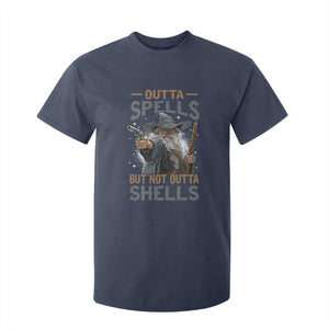 Outta Spells But Not Outta Shells T Shirt For Kid Funny Fantasy Meme TS11 Navy Print Your Wear
