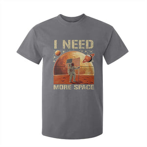 Funny Trump Mars 2025 T Shirt For Kid I Need More Space American Flag Astronauts Space TS11 Charcoal Print Your Wear