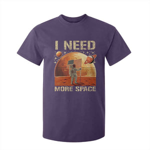 Funny Trump Mars 2025 T Shirt For Kid I Need More Space American Flag Astronauts Space TS11 Purple Print Your Wear