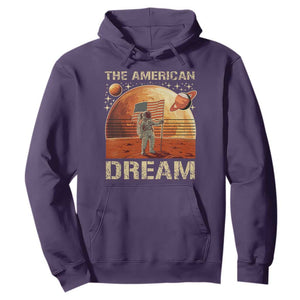 Funny Trump Mars 2025 Hoodie The American Dream American Flag Astronauts Space TS11 Purple Print Your Wear