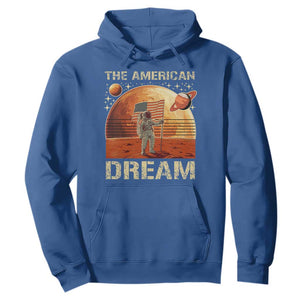 Funny Trump Mars 2025 Hoodie The American Dream American Flag Astronauts Space TS11 Royal Blue Print Your Wear