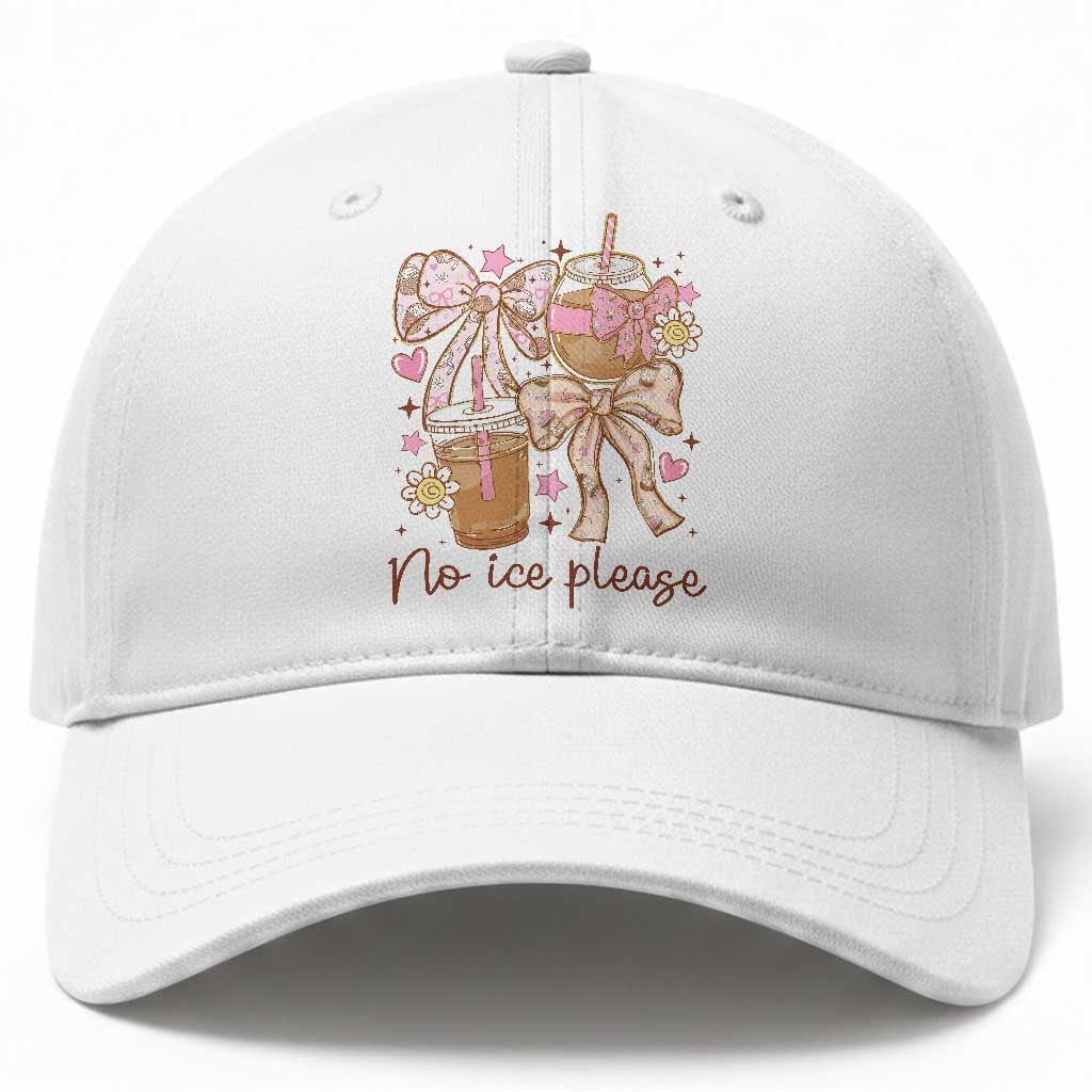 No Ice Please Baseball Cap Funny Coffee Lover Pro Immigration Political TS11 Print Your Wear