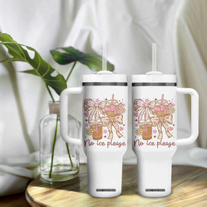 No Ice Please Tumbler With Handle Funny Coffee Lover Pro Immigration Political TS11 Print Your Wear