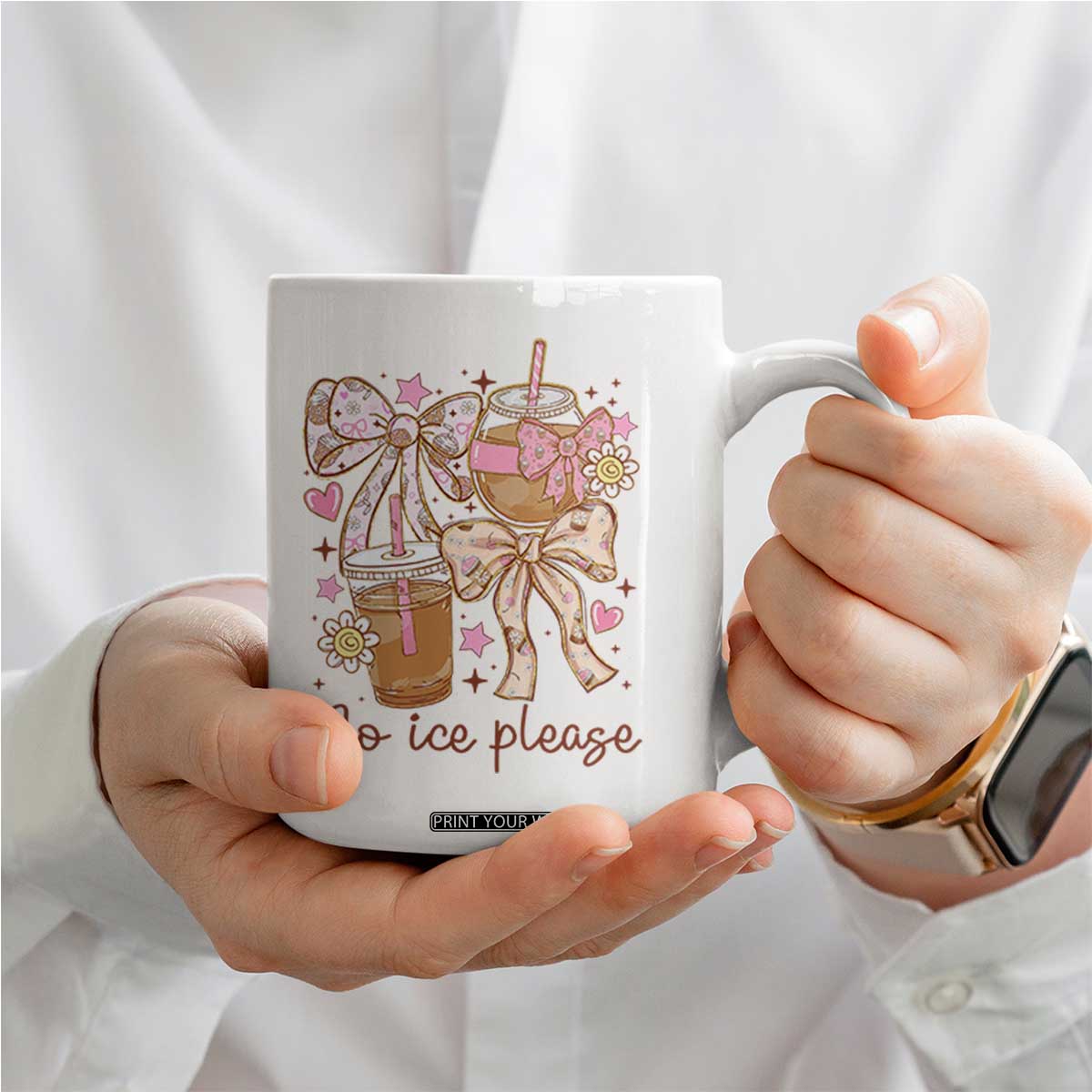 No Ice Please Coffee Mug Funny Coffee Lover Pro Immigration Political TS11 Print Your Wear