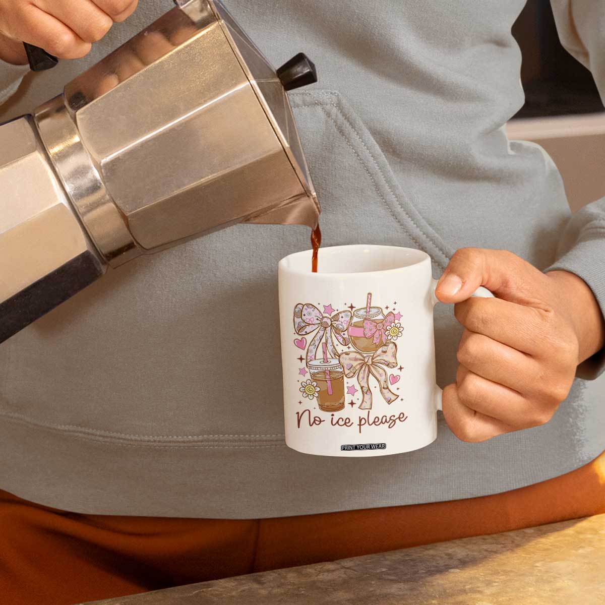 No Ice Please Coffee Mug Funny Coffee Lover Pro Immigration Political TS11 Print Your Wear