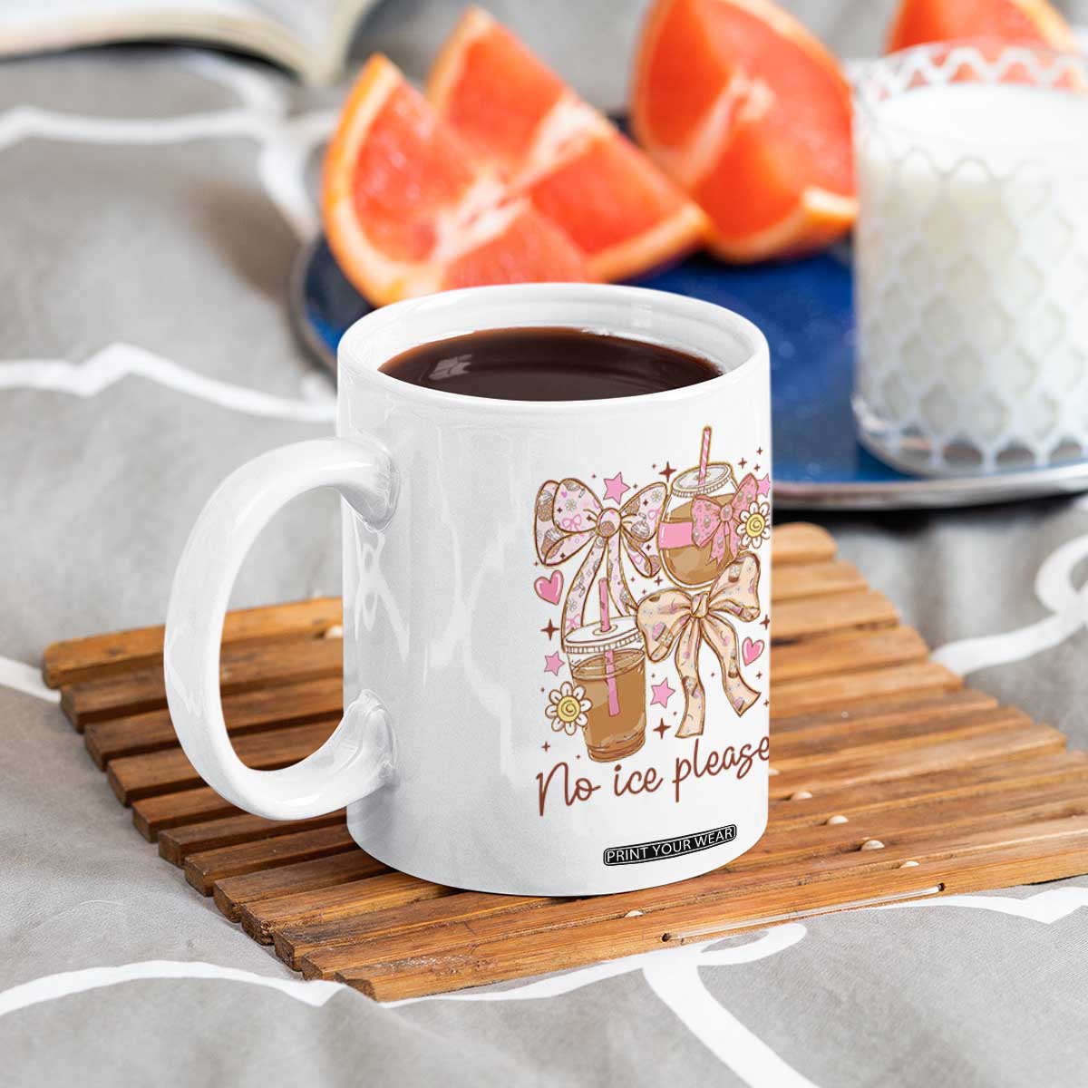 No Ice Please Coffee Mug Funny Coffee Lover Pro Immigration Political TS11 Print Your Wear