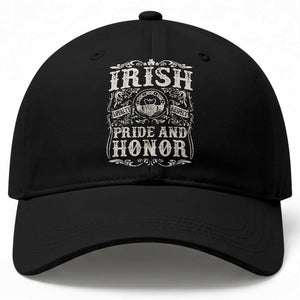 Irish Pride And Honor Baseball Cap Vintage Claddagh Ring Celtic Knot TS11 Print Your Wear
