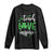 St Patrick's Day Teach Love Inspire Long Sleeve Shirt Teacher Shamrock TS11 Black Print Your Wear