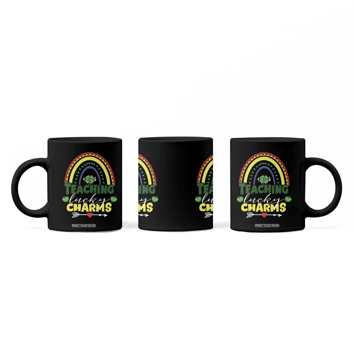 Funny St Patrick's Day Teacher Coffee Mug Teaching Lucky Charms TS11 Print Your Wear