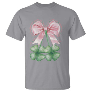 Not Lucky Just Blessed T Shirt Blessed Christian Shamrocks St Patricks Day Coquette TS11 Sport Gray Print Your Wear
