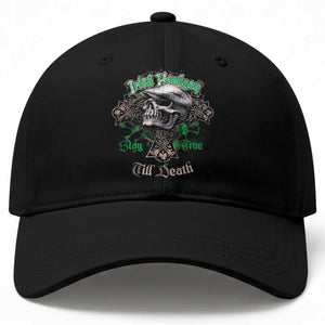 Funny Irish Pride Baseball Cap Irish Hooligan Stay True Till Death Flat Cap Skull TS11 Print Your Wear