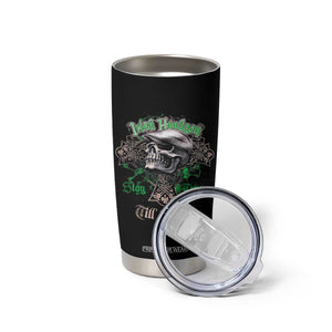 Funny Irish Pride Tumbler Cup Irish Hooligan Stay True Till Death Flat Cap Skull TS11 Print Your Wear