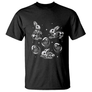 Funny Easter Day Spooky Bunny Chicks Skeleton T Shirt TS11 Black Print Your Wear