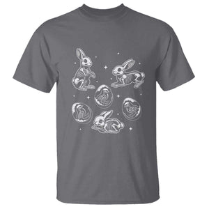 Funny Easter Day Spooky Bunny Chicks Skeleton T Shirt TS11 Charcoal Print Your Wear