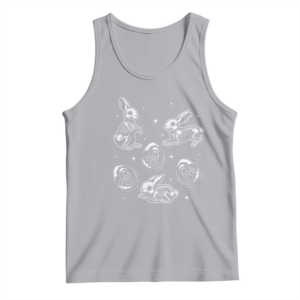 Funny Easter Day Spooky Bunny Chicks Skeleton Tank Top TS11 Athletic Heather Print Your Wear