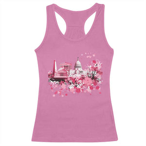 Washington DC Cherry Blossoms Racerback Tank Top Capitol Building Monuments Memorials Sakura TS11 Azalea Print Your Wear