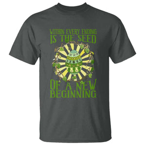 Within Every Ending Is The Seed Of A New Beginning T Shirt Ostara Pagan Eostre Easter Day TS11 Dark Heather Print Your Wear