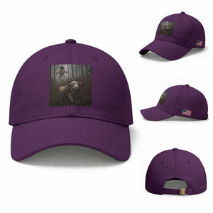 Christian Biblical Parable Of Lost Sheep Scene Baseball Cap Funny Photo TS11 Baseball Cap Universal Fit Purple Print Your Wear