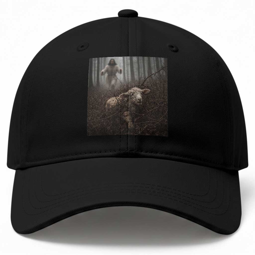 Christian Biblical Parable Of Lost Sheep Scene Baseball Cap Funny Photo TS11 Print Your Wear