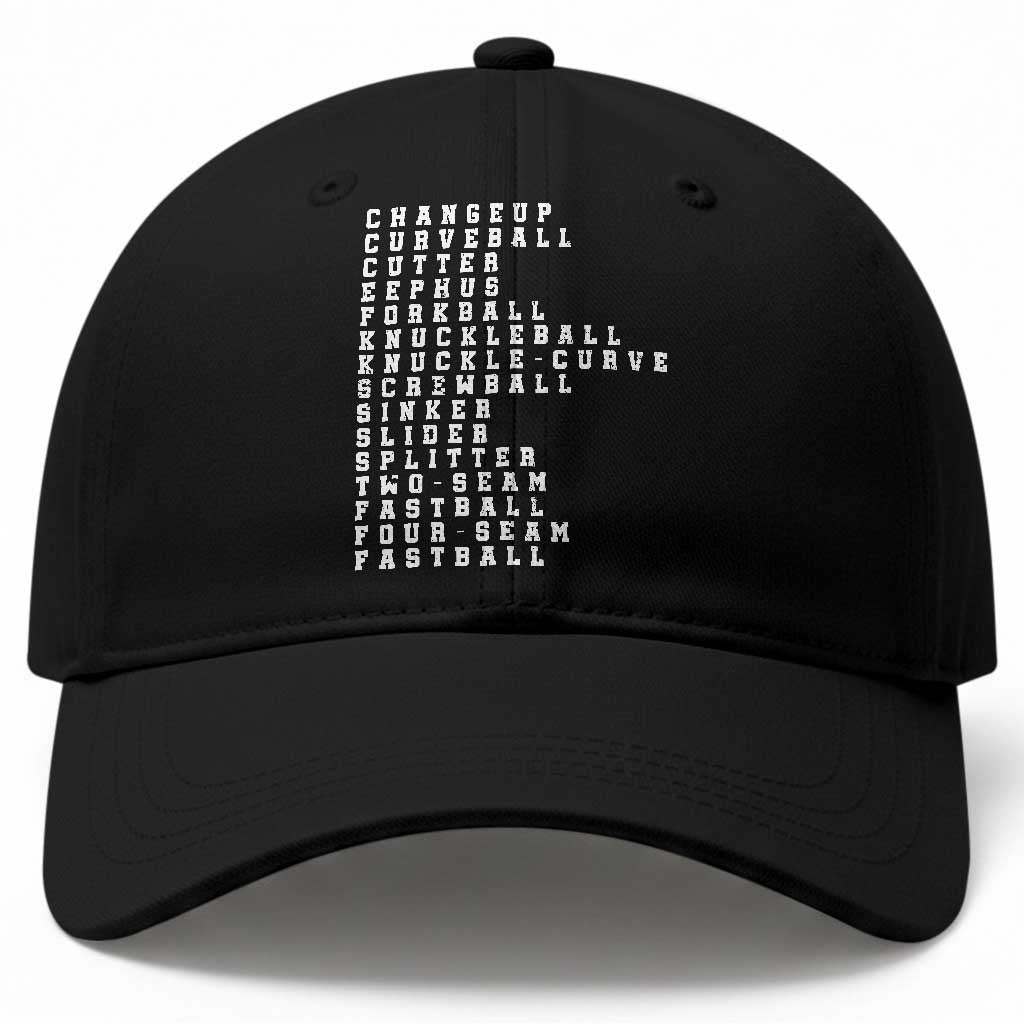 Baseball Pitch Types Baseball Cap Terminology Changeup Curveball Cutter Eephus