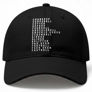 Baseball Pitch Types Baseball Cap Terminology Changeup Curveball Cutter Eephus