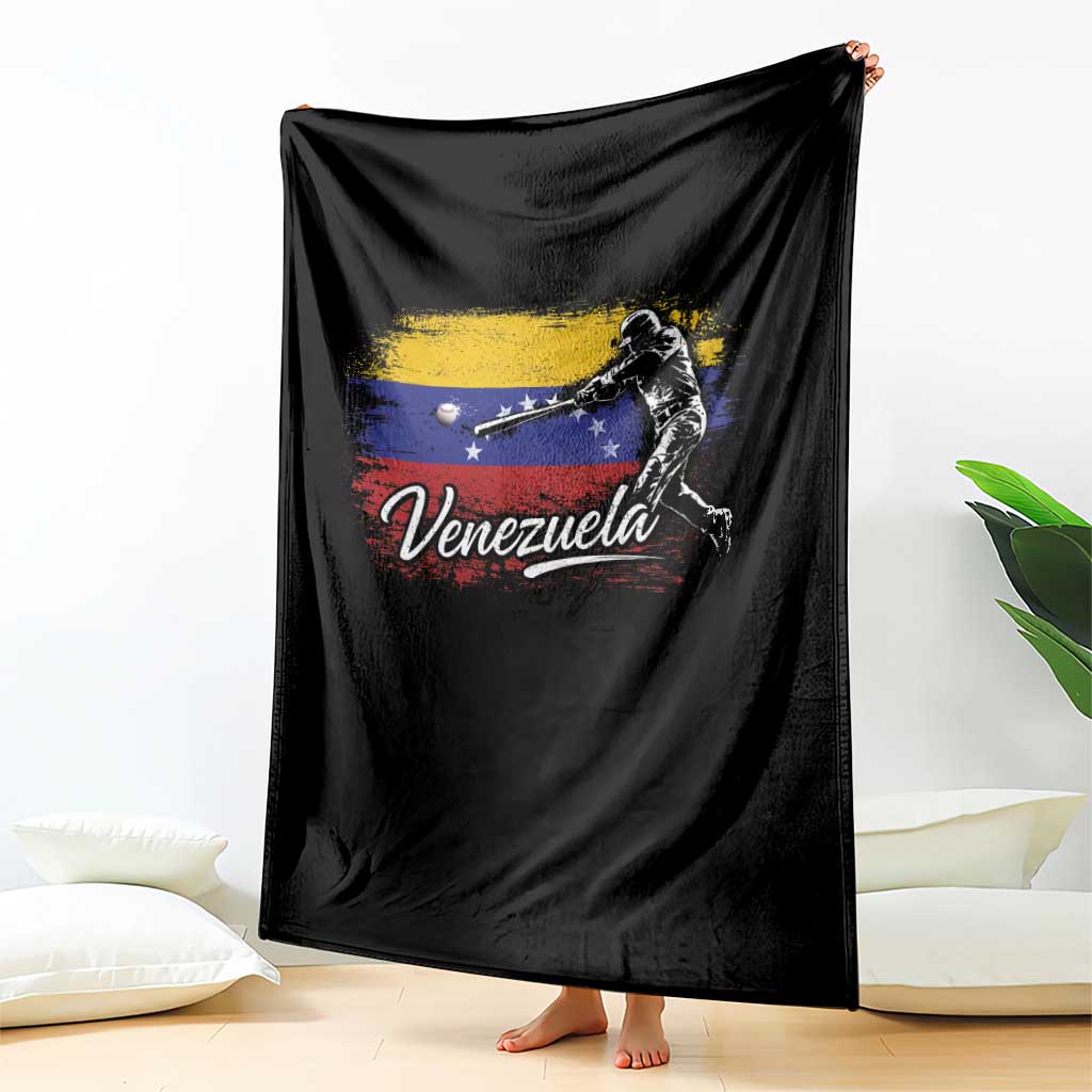 Venezuela Baseball Batter Venezuelan Sport Fan Throw Blanket TS11 Print Your Wear