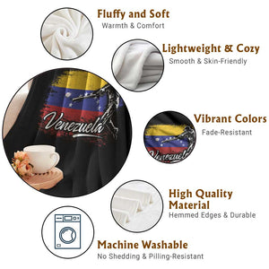 Venezuela Baseball Batter Venezuelan Sport Fan Throw Blanket TS11 Print Your Wear