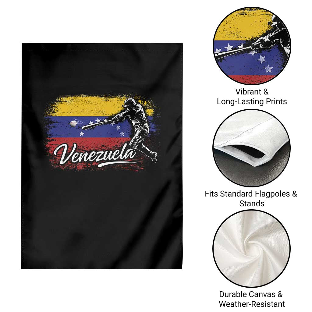 Venezuela Baseball Batter Venezuelan Sport Fan Garden Flag TS11 Print Your Wear