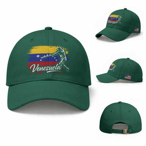 Venezuela Baseball Batter Venezuelan Sport Fan Baseball Cap TS11 Baseball Cap Universal Fit Irish Green Print Your Wear