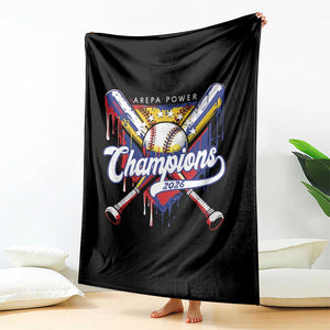 Venezuela Champions 2026 Throw Blanket Baseball Lover Home Plate Drip TS11 Print Your Wear